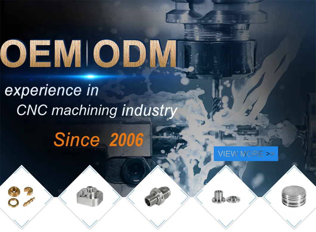 OEM Spare Parts High Precision Metal Part Precise 3/4/5 Axis CNC Machining Aluminum Spare Parts
