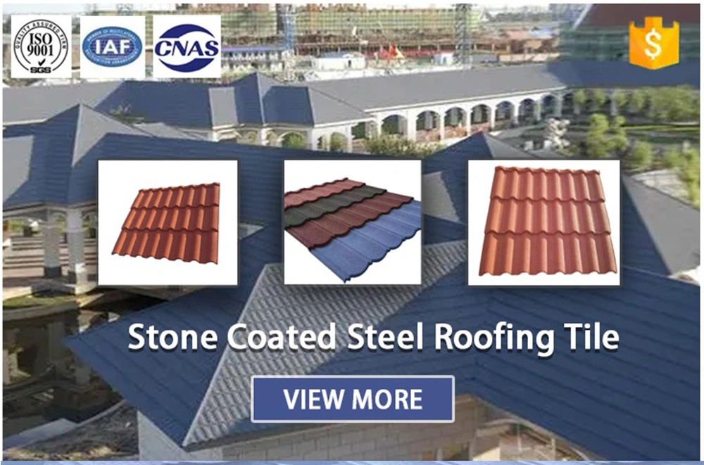 Building Material Stone Coated Chip Coated Roof Tile Stone Coated Roofing Tile Metal