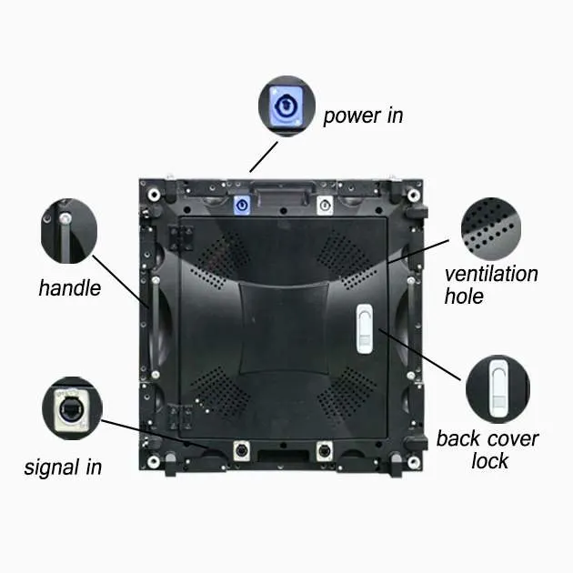 576mmx576mm Indoor P3 HD LED Display Die-Casting Cabinet