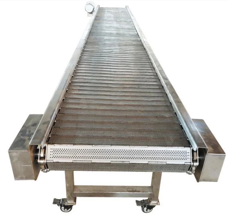 Steel Chain Plate Conveyor for Production Line