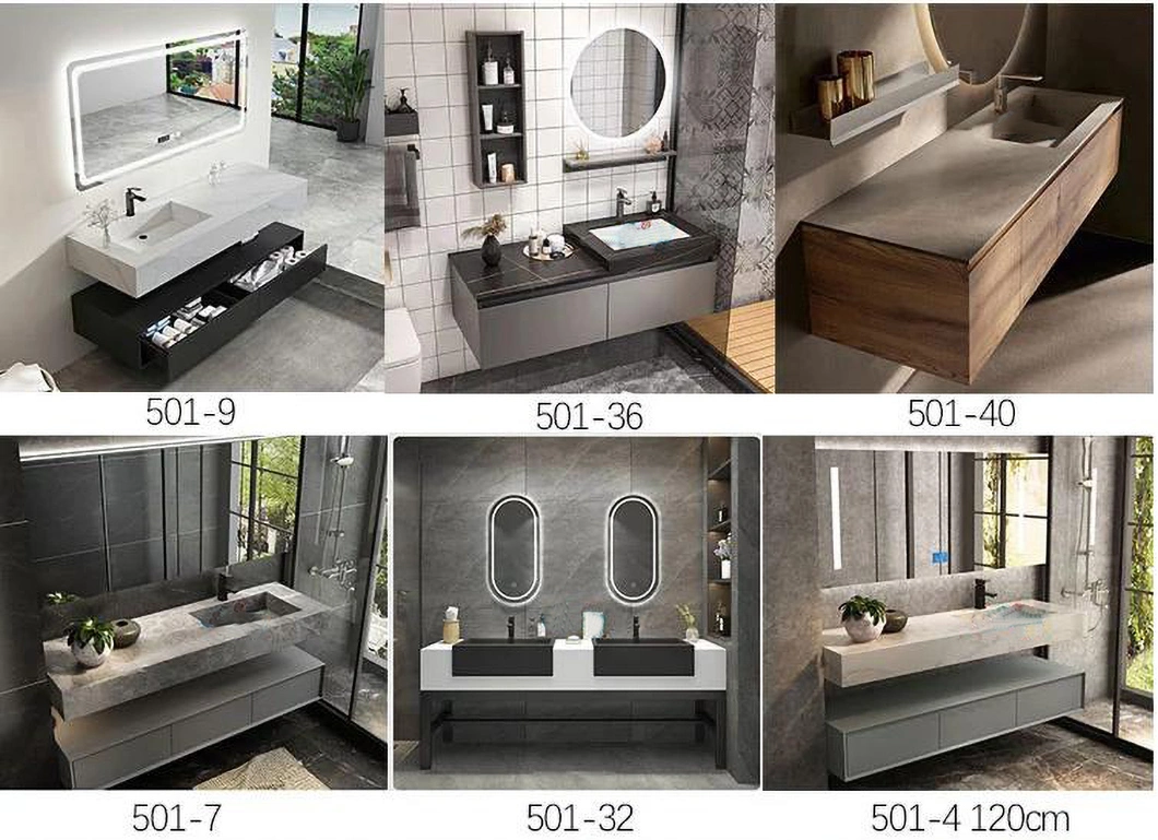 E Small Porcelain Round Dark Freestanding Counter Basin Lavatory Canada Double Sink Bathroom Vanity Sets with Side Cabinet