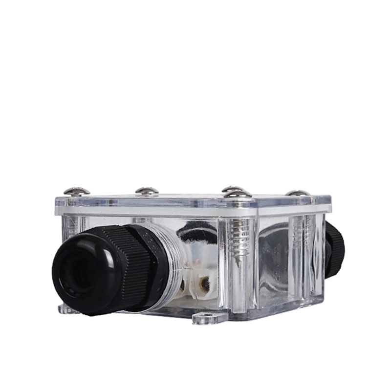 IP68 Transparent Waterproof One-to-Two 3t Outdoor PVC Port Electrical Junction Box