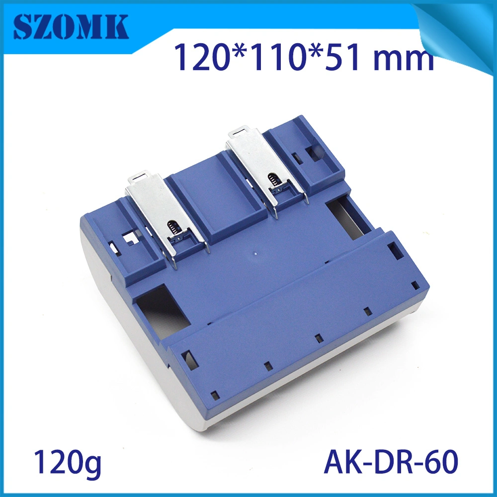 120*110*51mm DIN Rail Plastic Shell PLC Power Switch Instrument Enclosure Housing