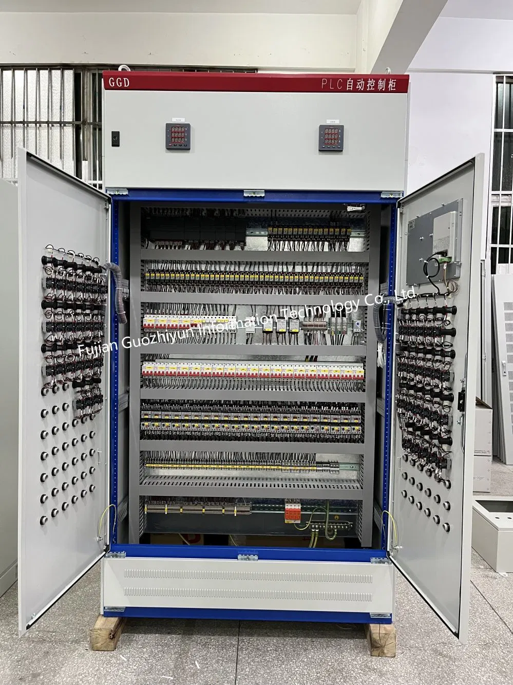 PLC Control Cabinet Logic Program Electrical Panel Board Switch