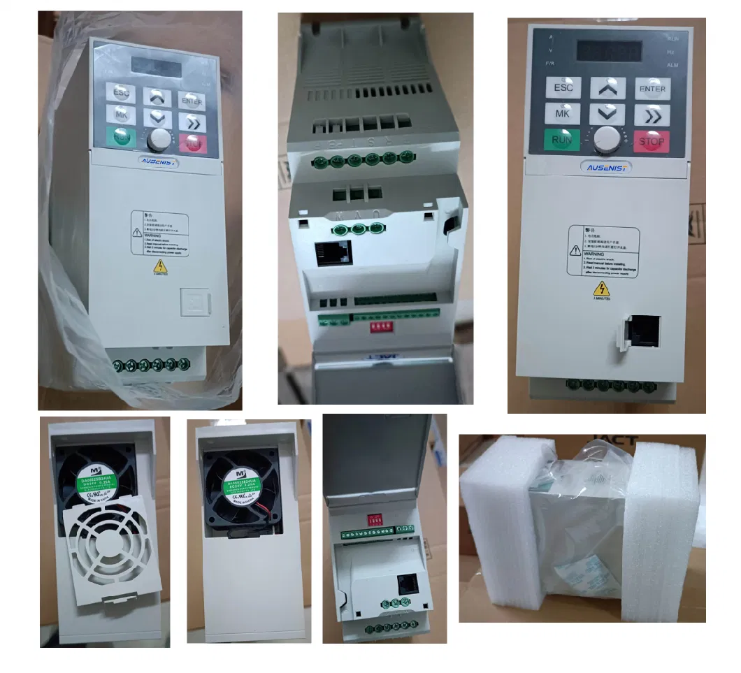 Electrical Control Panel Board Manufacturing VFD 220V 0.4kw 0.75kw 1.5kw 2.2kw 3.7kw 5.5kw 15kw Frequency Invert