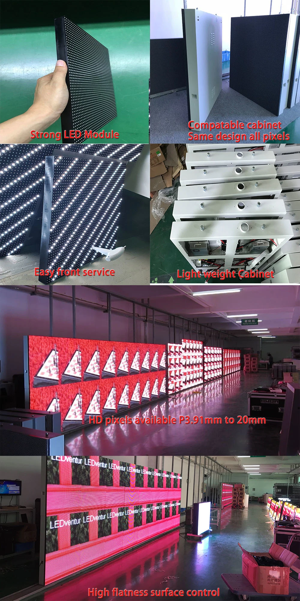 Full Color Outdoor P4.81 Electronic Display Panel LED Sign Board