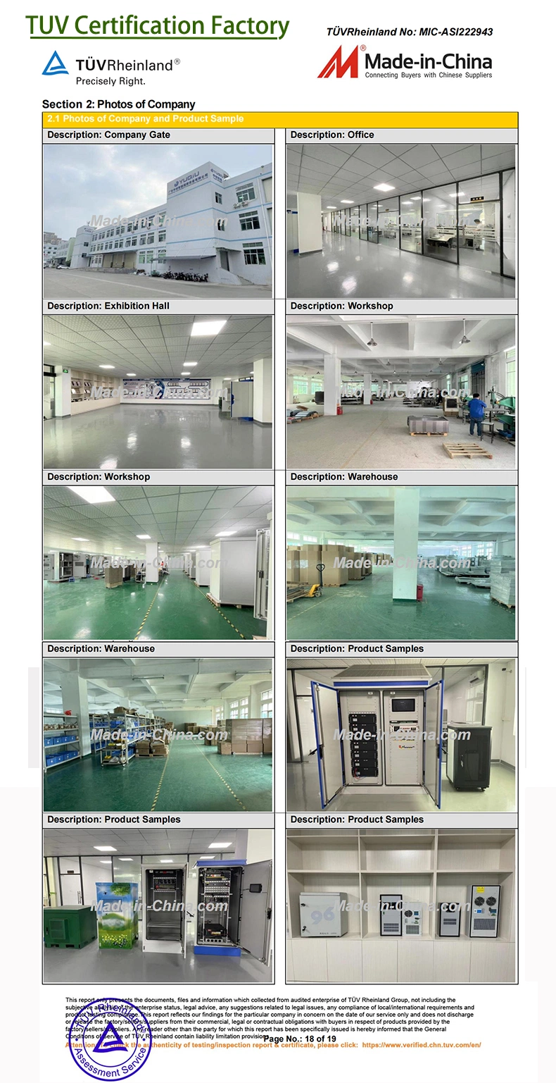 Rectifier Telecom Equipment Electrical Outdoor Cabinet Enclosure for Battery UPS Power Distribution Supply