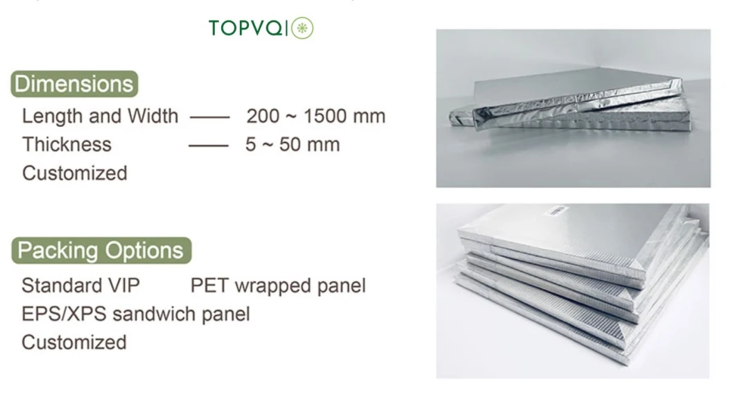 The VIP High Performance Insulation Panel for Vaccine Temperature Controled Shipping Box