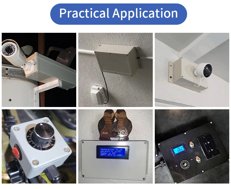 Custom IP67 Wall Mounted Waterproof Electrical Electric Cabinet Control Outdoor Electrical Meter Panel Terminal Box Enclosure