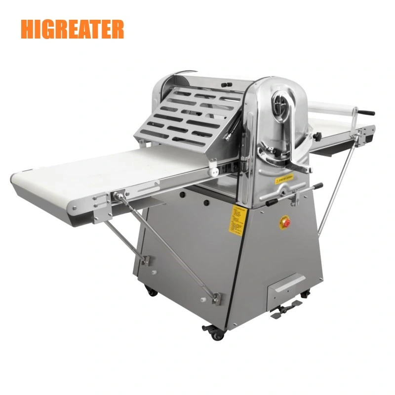 Commercial Automatic Dough Sheeter Pastry Sheeter Stand Type Industrial Roller Width 520mm Digital Control Panel