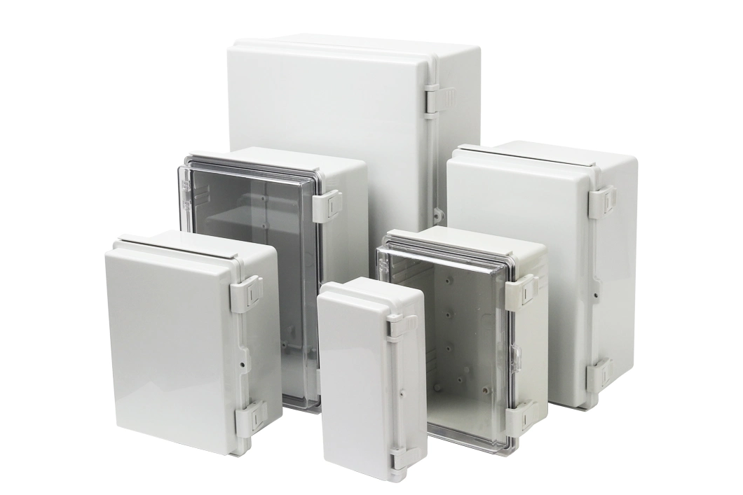 Outdoor Waterproof Distribution Box 290*190*140mm ABS Material Grey Enclosures for Electrical Equipment