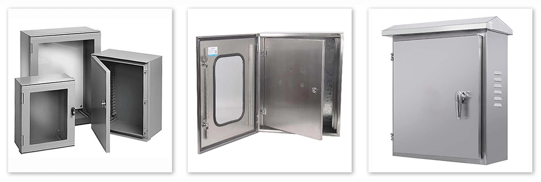 Custom Outdoor Fireproof Aluminum Control Cabinet Electricity Meter Electrical Enclosure