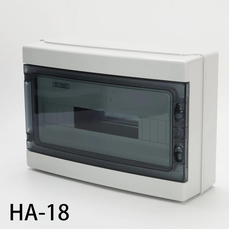 Ha-8ways IP65 Waterproof Outdoor 215*210*100mm 8 Way Plastic Combiner Box Junction Box Electrical Distribution Box