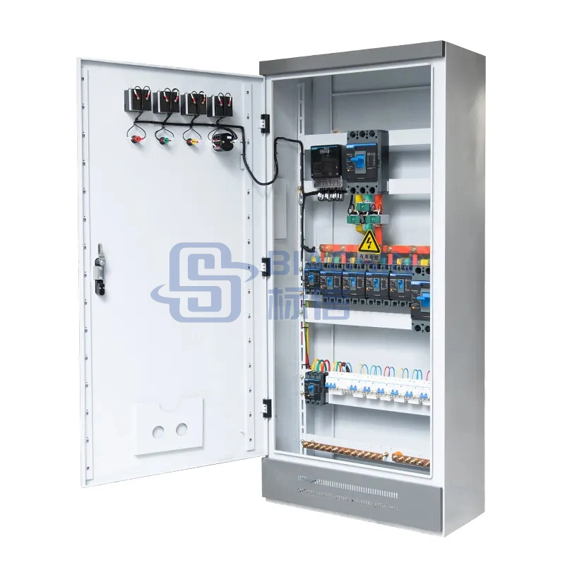 Outdoor Power Control Electrical Cabinet Distribution Panel Board Floor Standing Enclosure