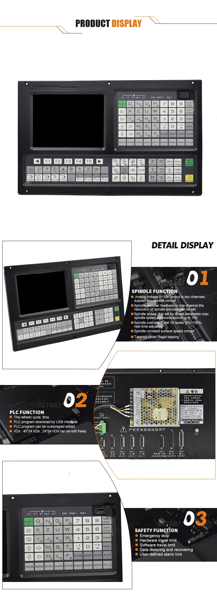 Hybrid for CNC Router 4 Axis Board CNC Milling Controller Board USB