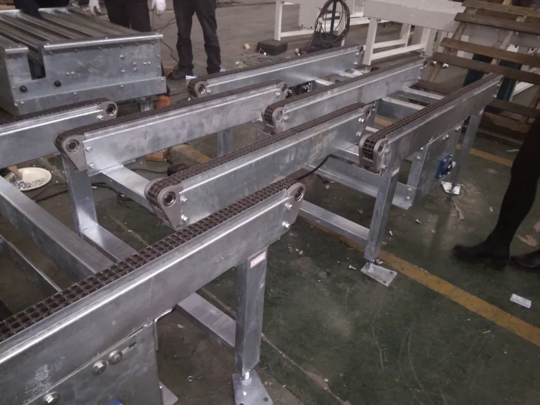 Power Heavy Duty Pallet Conveyor System Logistic Warehouse Packing Line