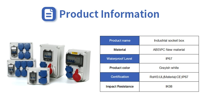 OEM Plastic Enclosure Waterproof Distribution Electrical Control Panel Box