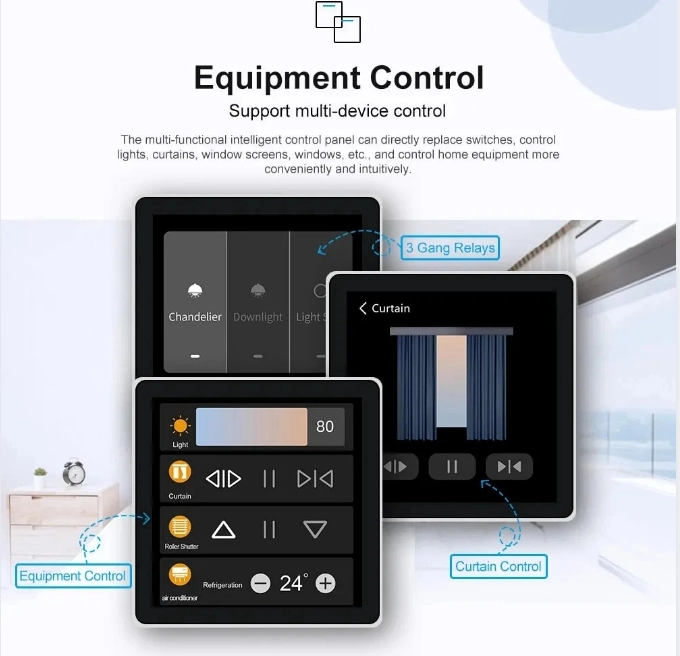 Control Panel Switch Zigbee Control Smart Devices Smart Home