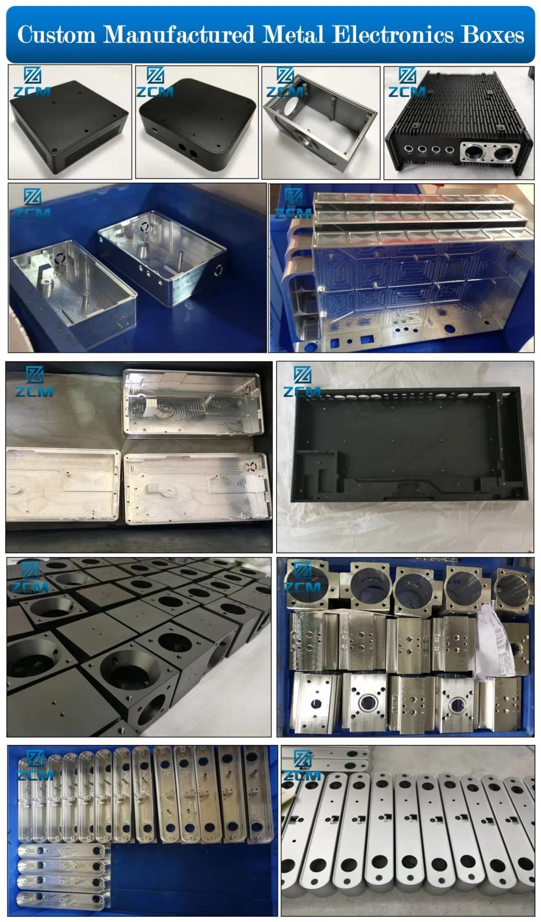 Small Production CNC Aluminum HDD Electrical Hard Drive Enclosure