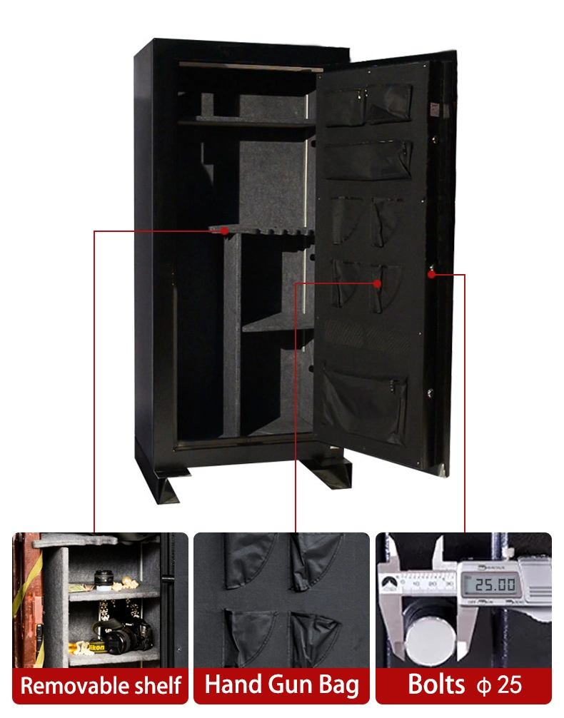 28 Gun Safe Best Large Fireproof Long Gun Vault Security Locks Electronic Digital Gun Cabinet Safe Home Gun Cabinet