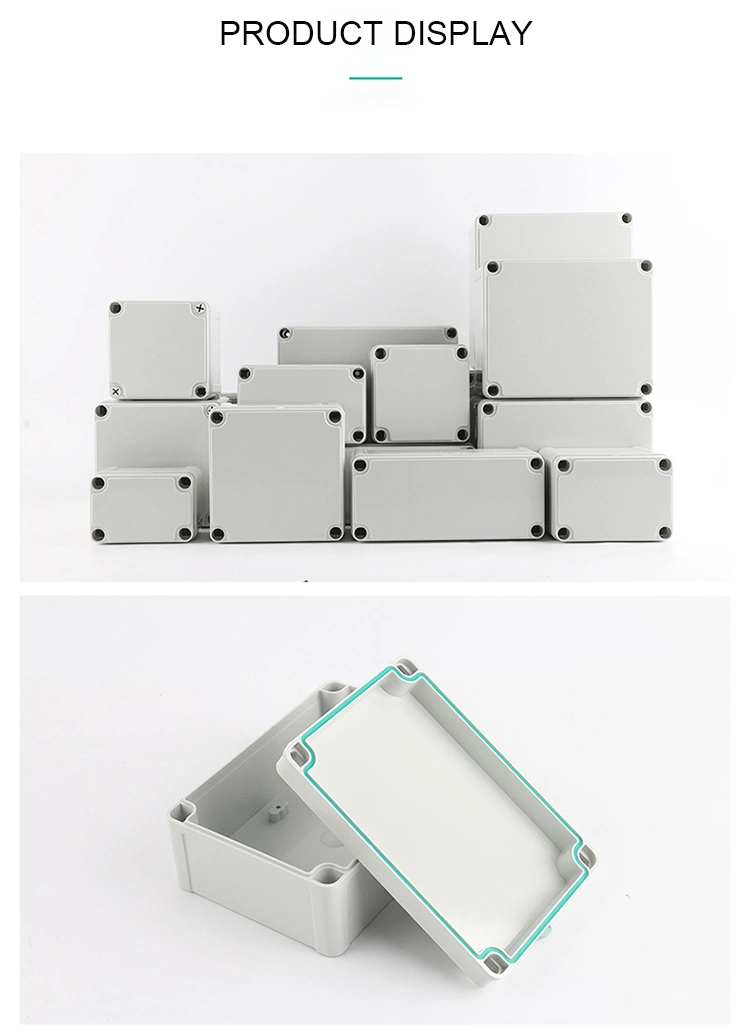 Outdoor IP65 Waterproof Junction Box Plastic Electrical Enclosure Box 100*100*90 PVC Box