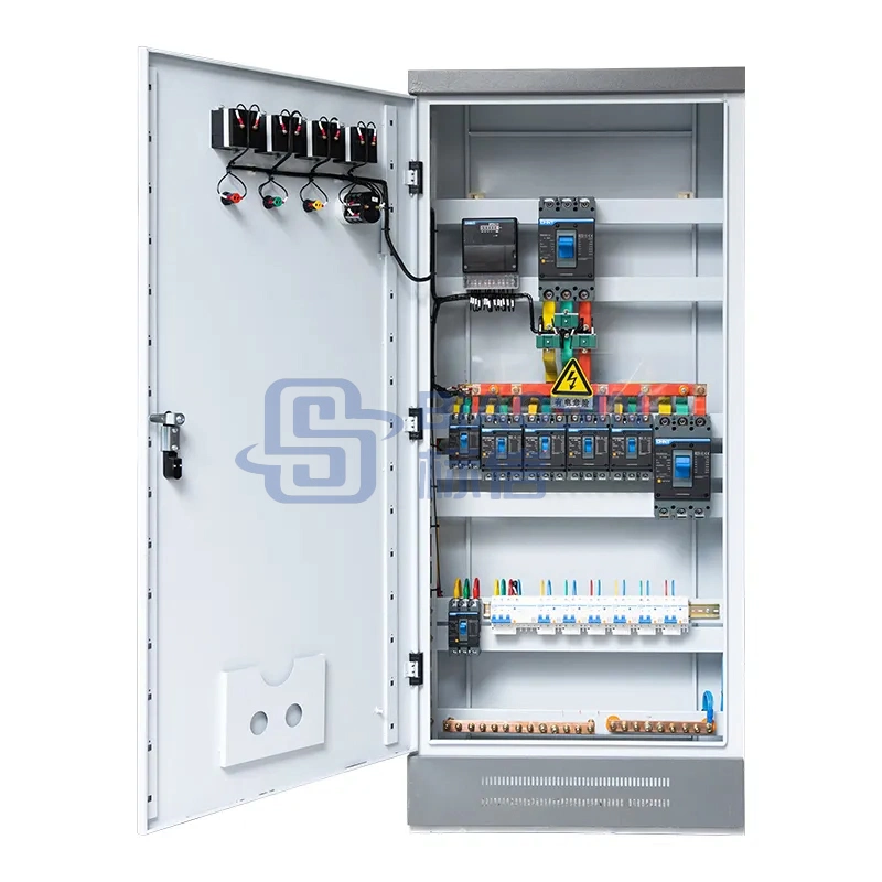 Outdoor Power Control Electrical Cabinet Distribution Panel Board Floor Standing Enclosure