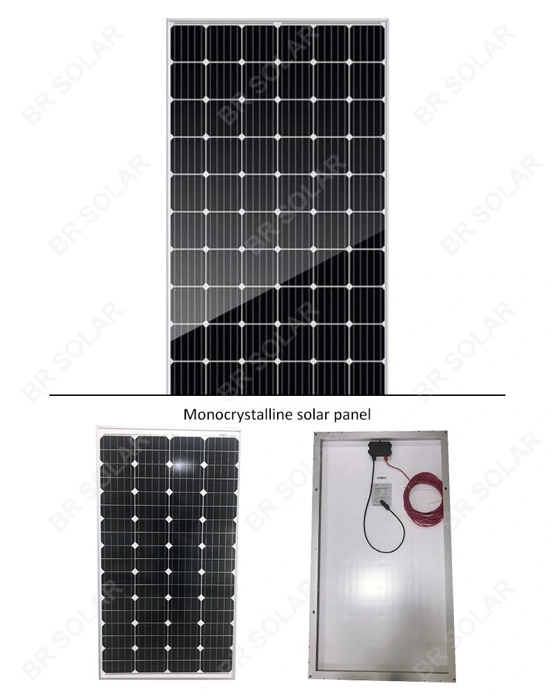 144 China Power Cell 150W Panel 190W Solar Panels with CE Manufacture Br-M550W