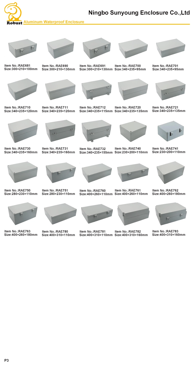 Aluminum Waterproof Enclosure Box for PCB Board
