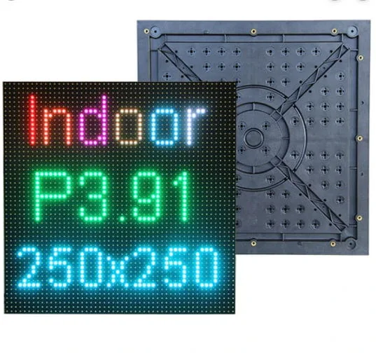 2020 New P3.91 Indoor LED Bar Sign Front Service LED Cabinet 750X250mm