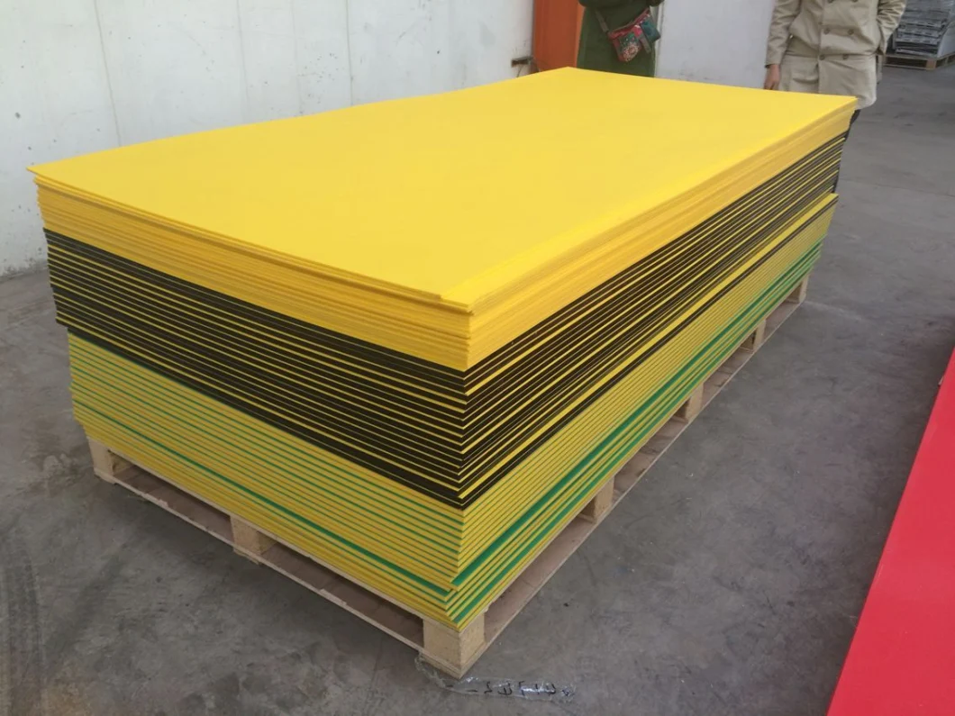 HDPE Plastic Sheet Textured HDPE Sheets Sandwich Color PE Board