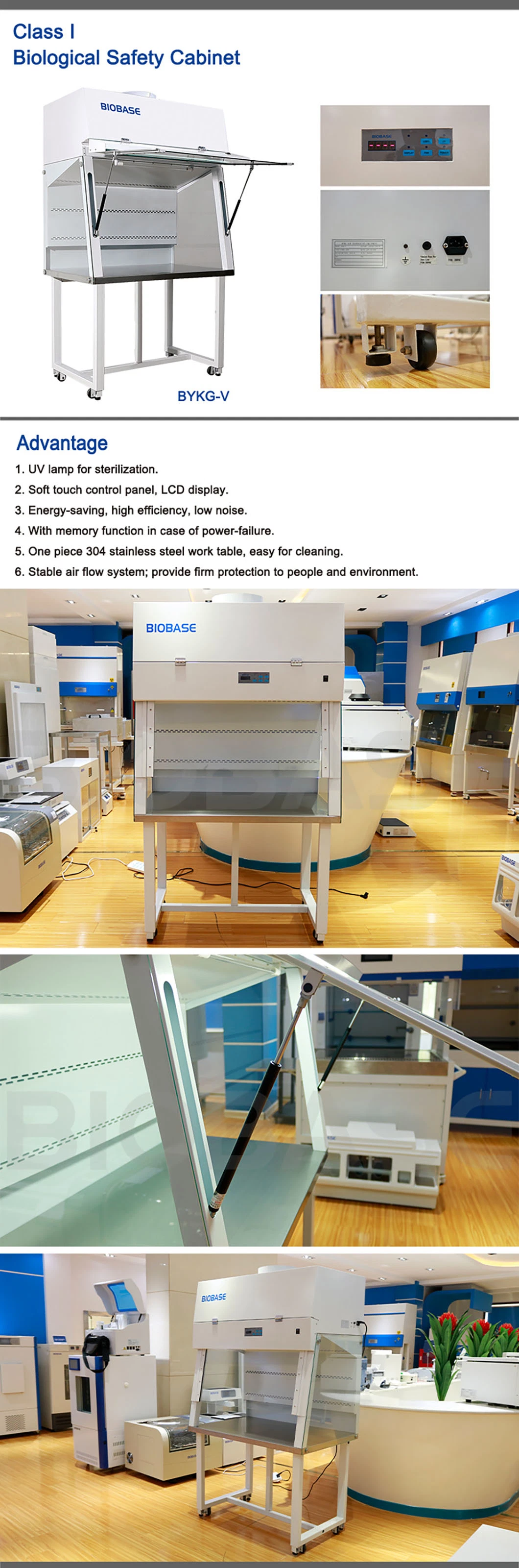 Biobase Class I Biological Safety Cabinet Protect Sample Cheaper