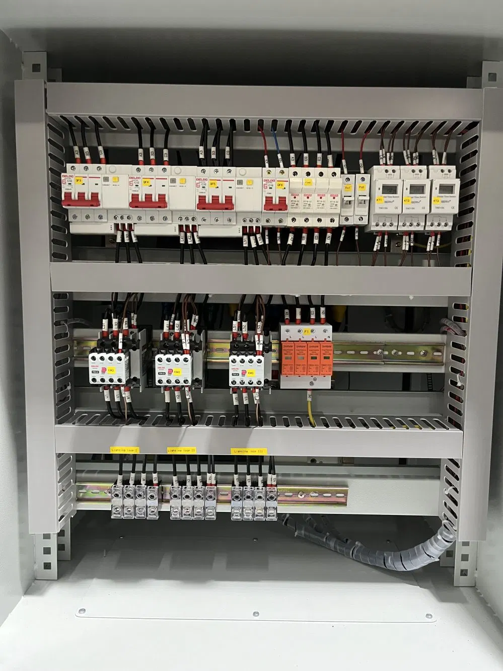 Factory Lighting Automatic Switching Distribution Cabinet Panel ATS Control