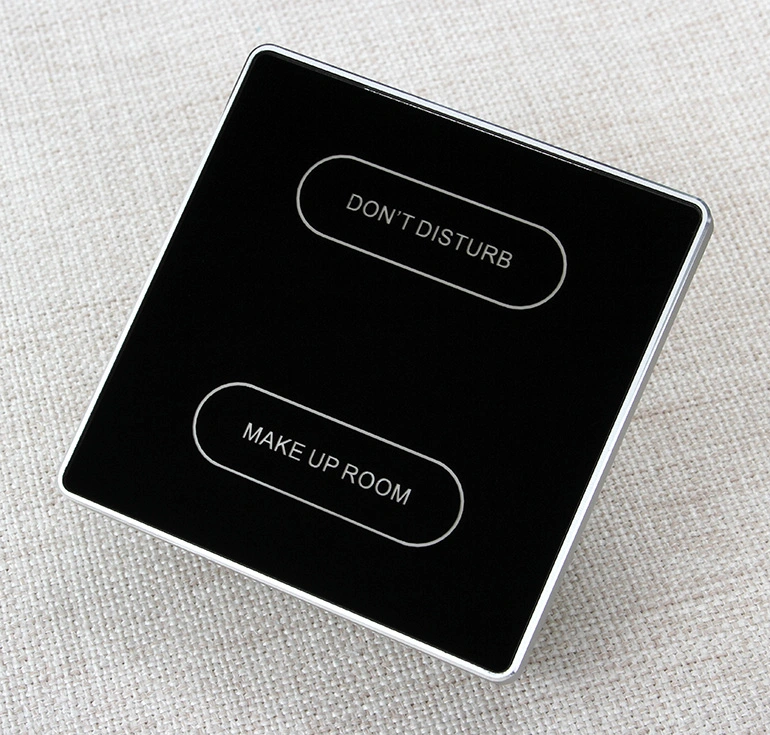 Hotel Room Service Request Make up Room Indoor Control Doorbell Panel Switch