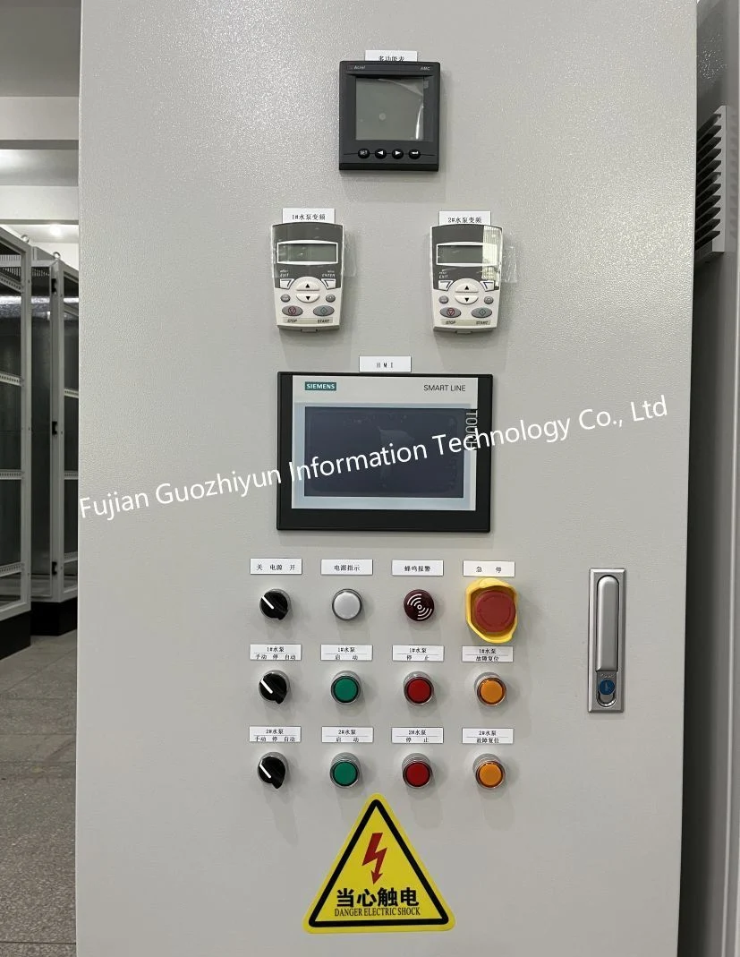 93kw Fan Water Pump VFD Siemens PLC Program Distribution Cabinet Control Panel