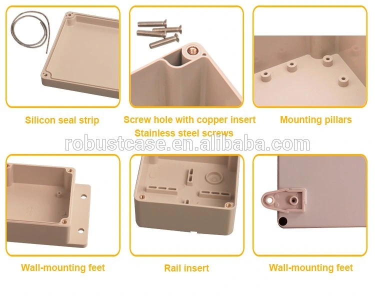 63X58X35mm IP65 Plastic Waterproof Enclosure Junction Box for Electronics