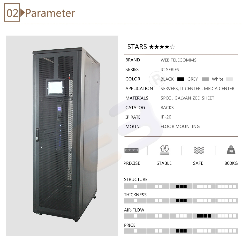 Intelligent Smart Server Rack Cabinet with Network Remote Control Function Enclosure