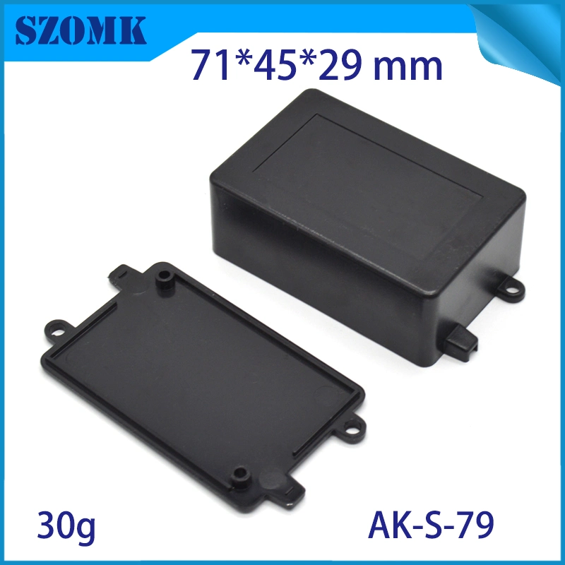 Black Wall Mounted Plastic Electrical Enclosure for PCB