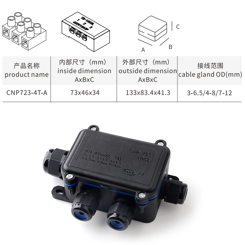 Best Seller M2068 PA66 Enclosure Electronics Waterproof Junction Box