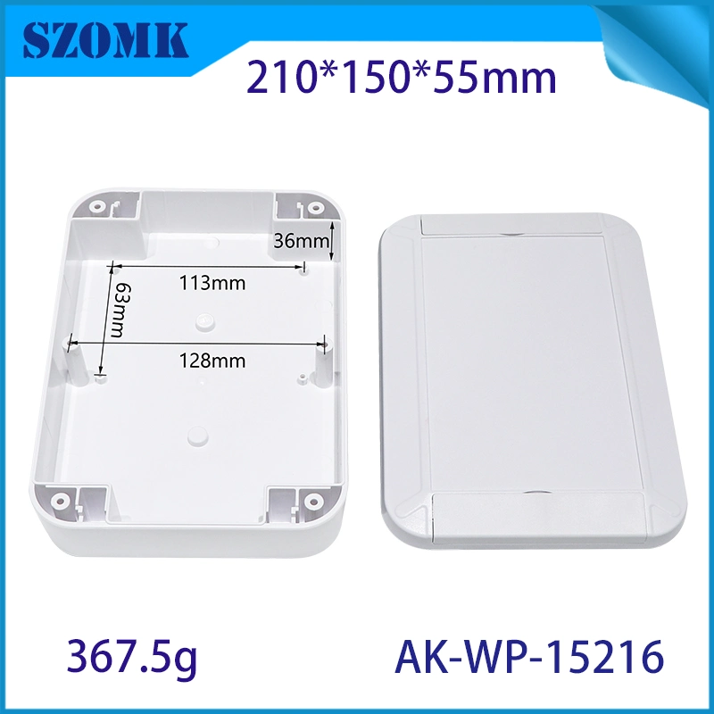 55*210*150mm Custom Plastic Electrical Junction Box Waterproof Box IP67 Smart Sensor IoT Device Plastic Enclosure