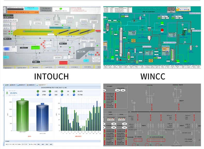 Electrical Panel Process PLC HMI Control Panel