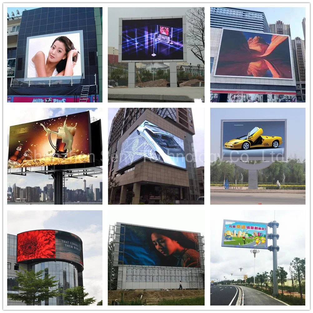 Straight Corner Electronic TV Panels Outdoor LED Advertising Display Board Factory (P8)