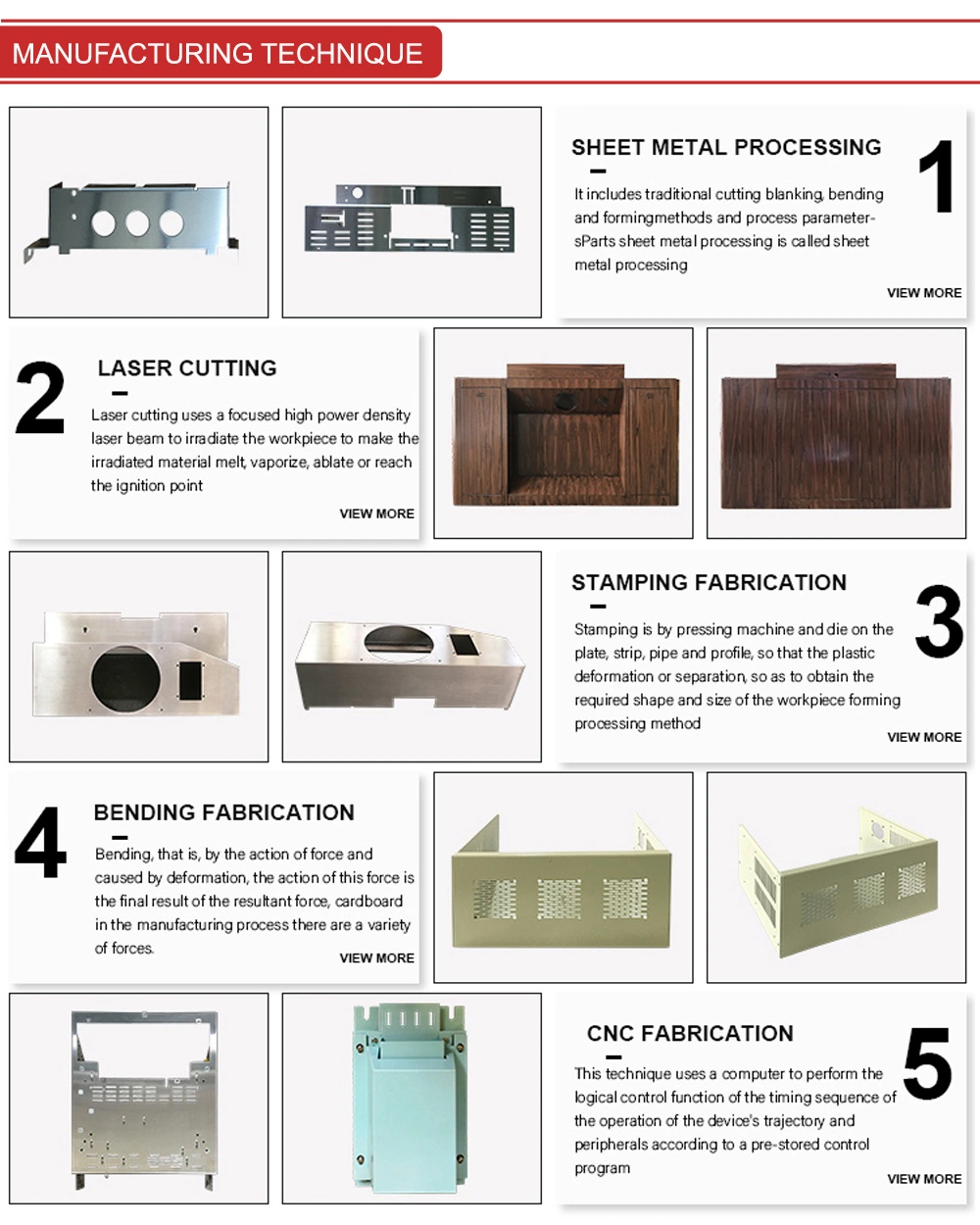 OEM Factory Laser Cutting Machine Enclosure Electrical Equipment Control Box Custom Enclosure