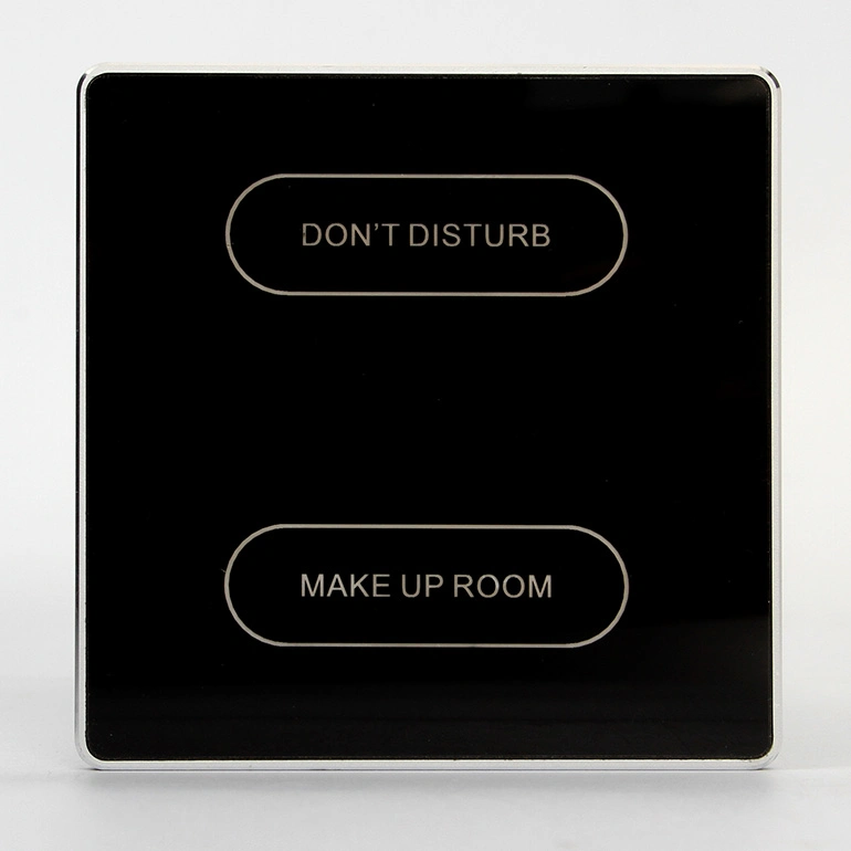 Hotel Room Service Request Make up Room Indoor Control Doorbell Panel Switch