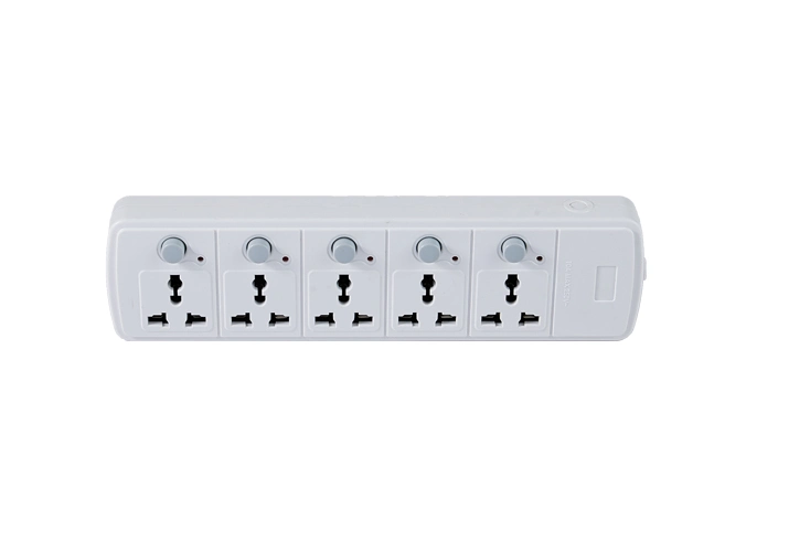 5 Way Universal Electrical Extension Socket Power Panel Board