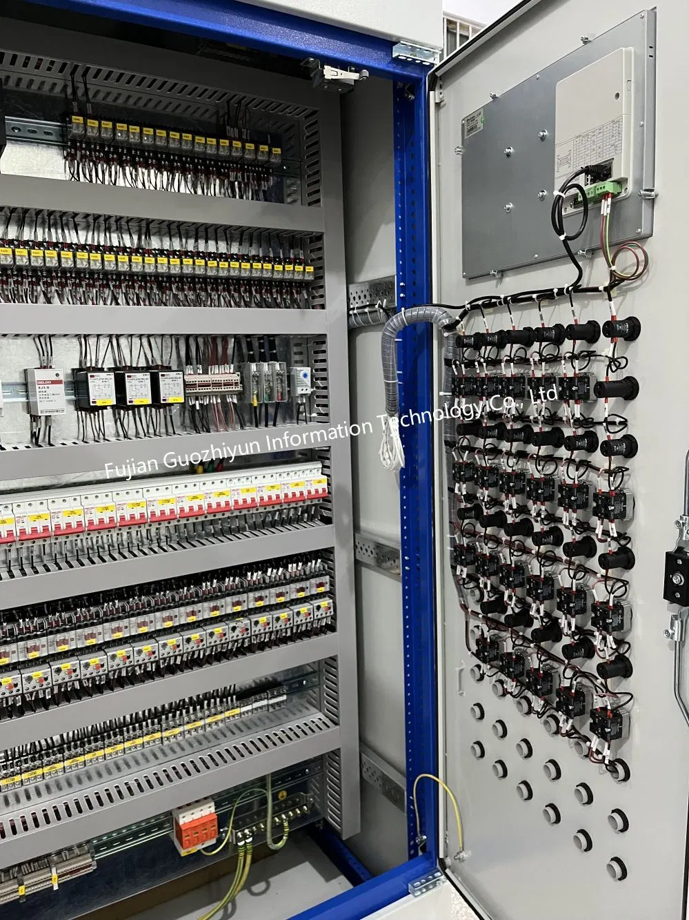 PLC Control Cabinet Logic Program Electrical Panel Board Switch