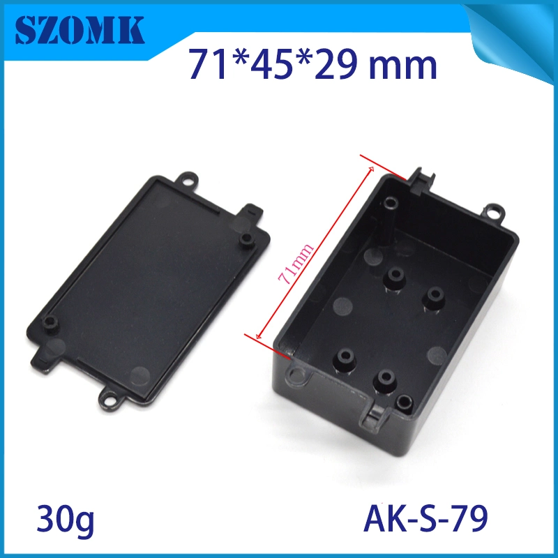 Black Wall Mounted Plastic Electrical Enclosure for PCB