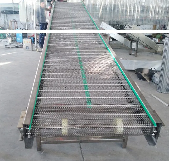 Customized Stainless Steel Wire Mesh Belt Food Conveyor Chain Conveyor