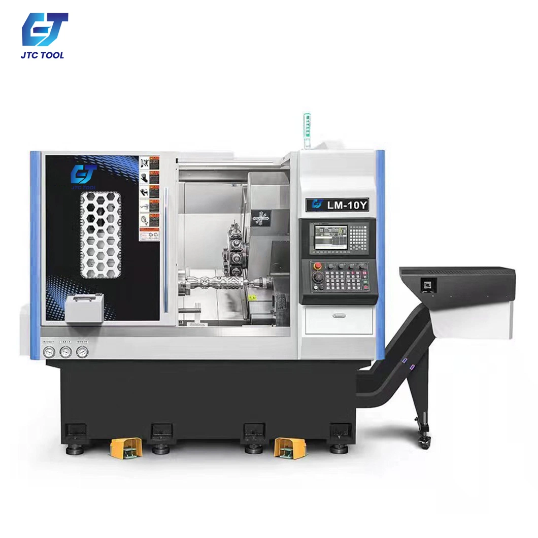 Jtc Tool CNC Turn Mill Centre China Manufacturer High-Quality Types of Lathe Centres Delem CNC Control System Lm-06y Cheap CNC Mill with a Y-Axis Power Turret