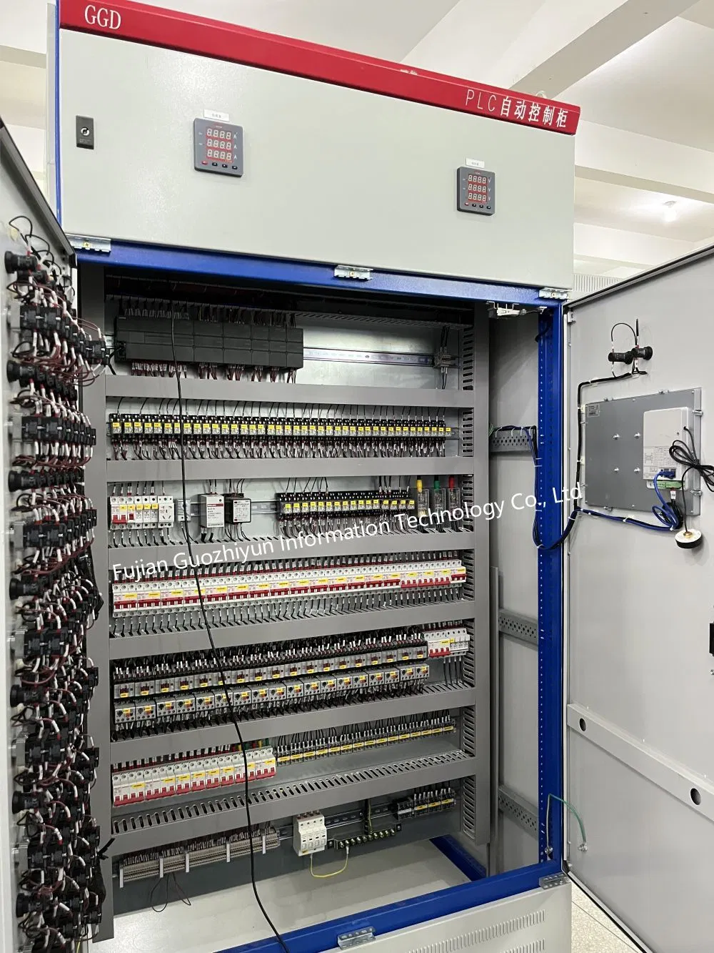 Q18 Industrial PLC Automatic Control System Double Sided Variable Frequency Control Cabinet