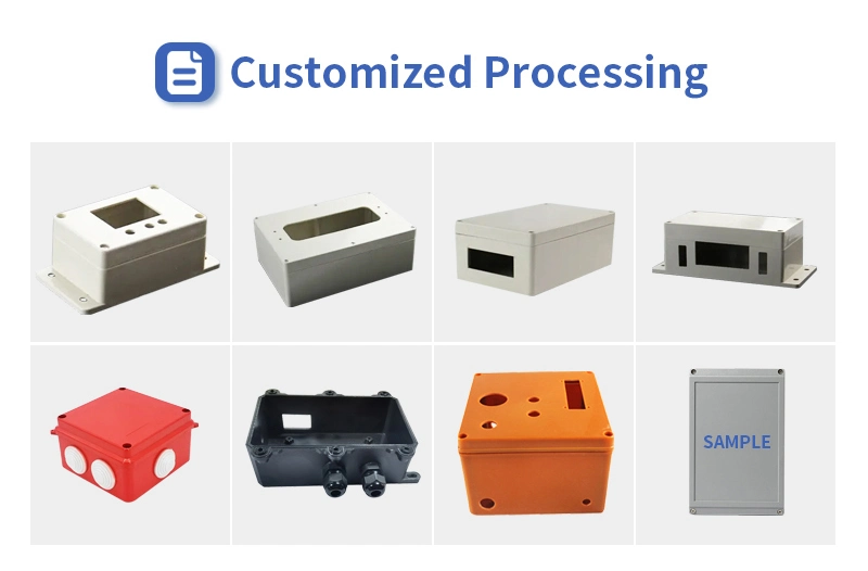 More Popular Customized Electric Battery Panel Plastic Enclosure Push Button Switch Control Box, Waterproof Junction Box